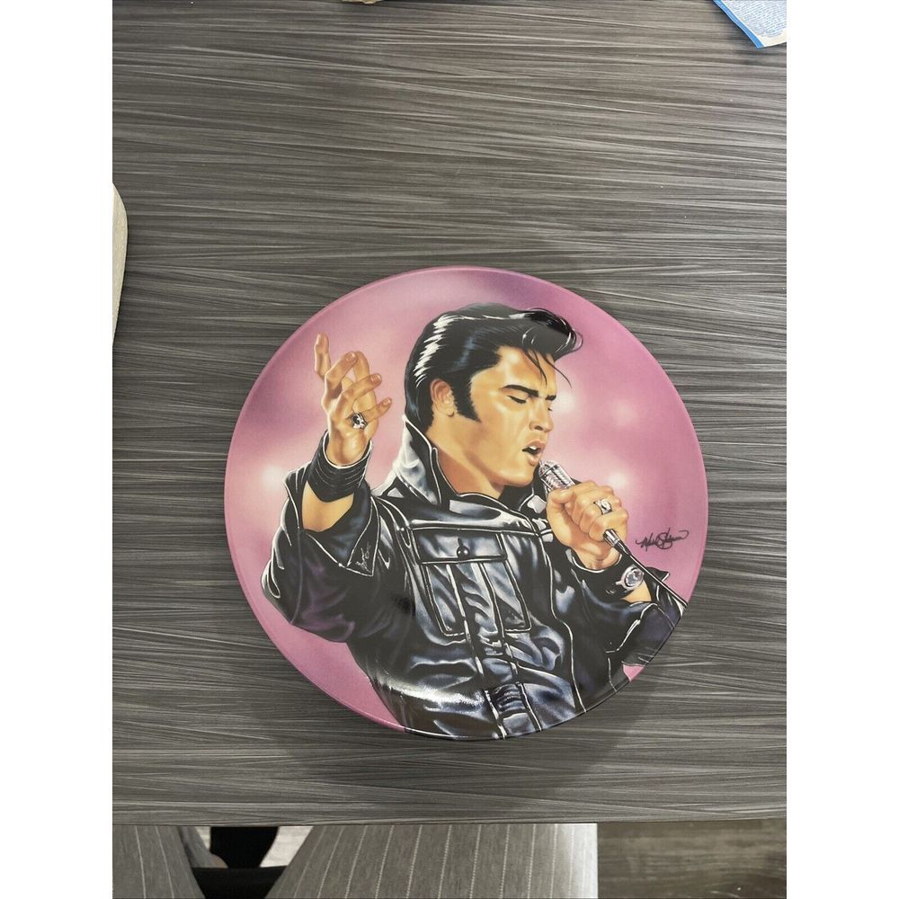 Elvis Presley Collectible Plate "Blues and Black Leather" # 10